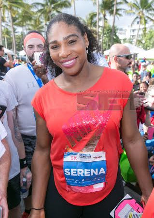 Serena Williams at her Live Ultimate Run 2015