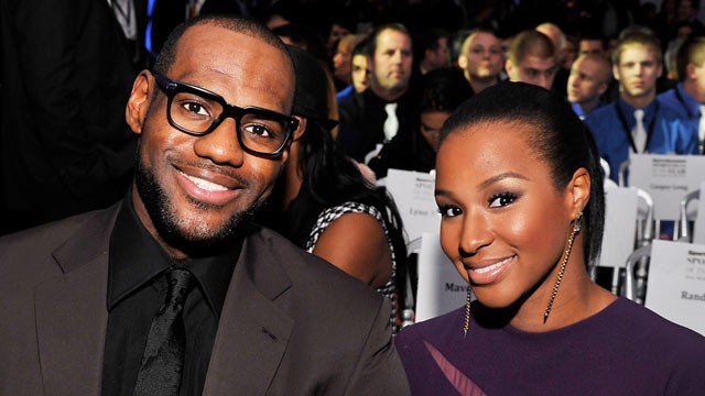 PHOTO: LeBron James and Savannah Brinson attend the 2012 Sports Illustrated Sportsman of the Year award presentation at Espace, Dec. 5, 2012 in New York City.